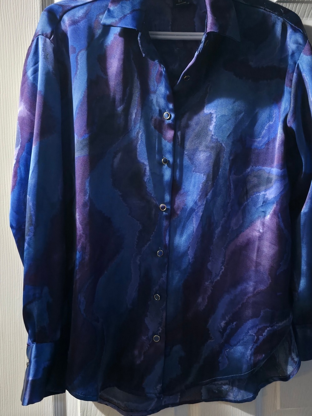 4/$67 Deal! Beautiful Bailey 44 Soft Blue & Purple Top